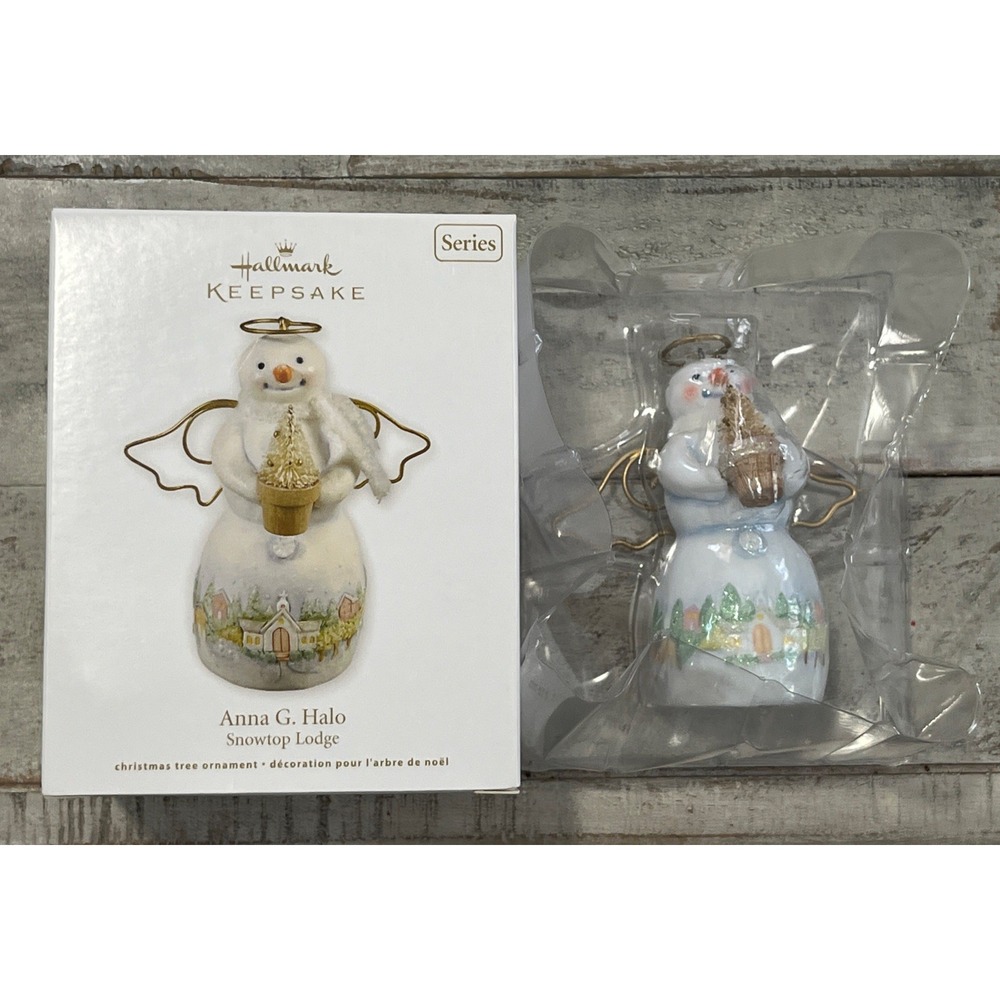 Hallmark Keepsake 2011 Anna G Halo Snowtop Lodge Ornament Series #7 NEW
